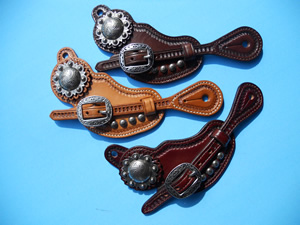 Buckaroo Antique Nickle Spur Straps