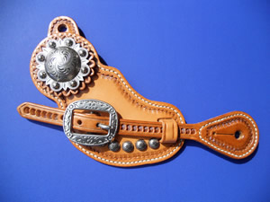 Buckaroo Antique Nickle Spur Strap