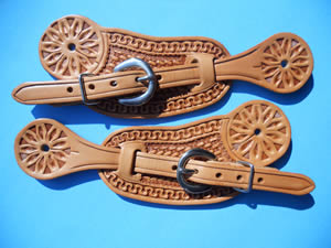 Wide Buckaroo Spur Strap